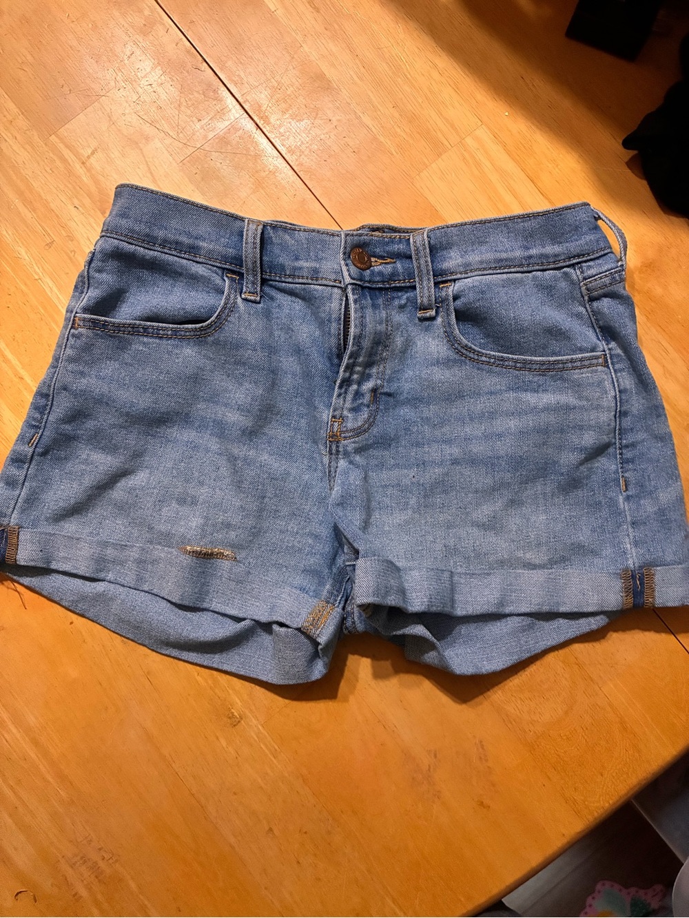 Old Navy Cuffed Blue Denim Jean Shorts